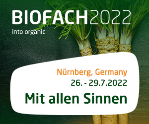 Teilnahme an der BIOFACH2022 in Nürnberg