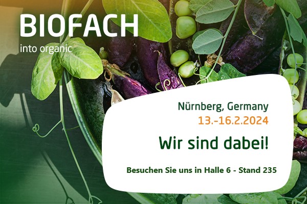 Biofach 2024 – Wir sind wieder dabei